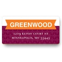 Banner Greetings -- New Year's Address Labels