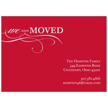 Holiday Move -- Moving Announcement