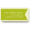 Satin Ribbon -- New Year's Address Labels