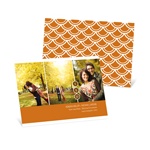 Triple Effect Monogram -- Photo Save the Date Card