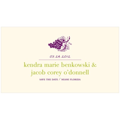 Fruitful -- Fun Save the Date Card
