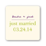 Trendy Vines -- Wedding Favor Stickers