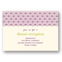 Trendy Vines -- Wedding Reception Cards
