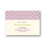 Trendy Vines -- Wedding Reception Cards