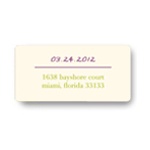 Simply Vineyard-- Wedding Return Address Labels