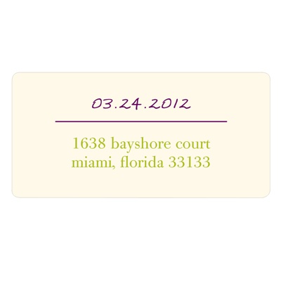 Simply Vineyard-- Wedding Return Address Labels