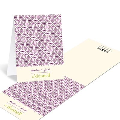 Trendy Vines -- Modern Wedding Thank You Cards