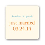 Simply Vineyard -- Wedding Favor Stickers