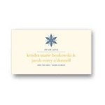 Stylish Snowflake -- Winter Save the Date Card