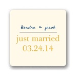 Simply Stated -- Personalized Wedding Favor Stickers