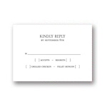 All About the Menu -- Reply Cards