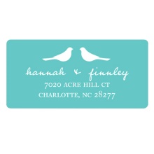 Birds -- Save the Date Address Label