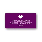 Lucky in Love -- Save the Date Address Label
