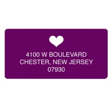Lucky in Love -- Save the Date Address Label