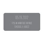Typed In -- Save the Date Address Labels