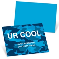 Cool Camouflage in Blue 