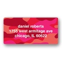 Cool Camouflage in Red -- Valentine's Day Address Labels