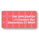 Pink Patterned Print -- Valentine's Address Labels