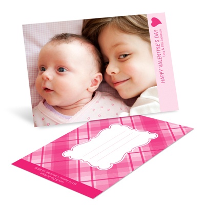 Pink and Plaid -- Vintage Valentine's Postcards