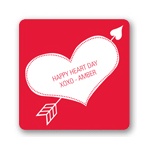 Cupid's Arrow -- Valentine's Day Personalized Stickers