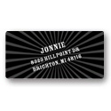 Psychedelic Stripes -- Valentine Address Labels