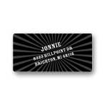 Psychedelic Stripes -- Valentine Address Labels