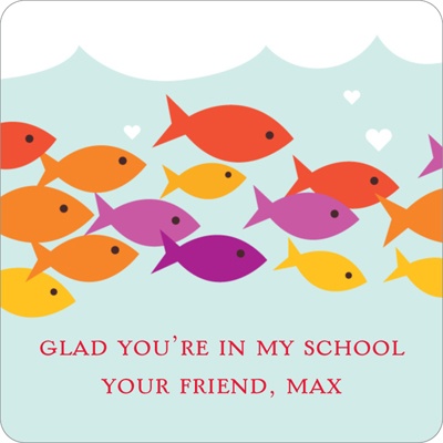 Sea of Love -- Valentine's Day Personalized Stickers