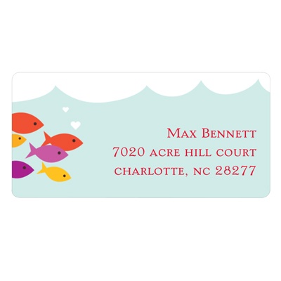 Sea of Love -- Valentine's Day Address Labels