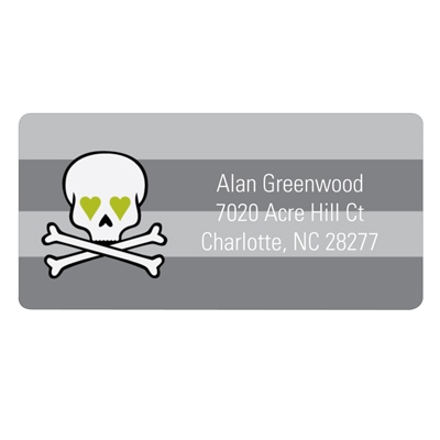 THE GOLDEN TICKET -- BOY PHOTO BIRTH ANNOUNCEMENT, 2in. x 4in. Folded Holiday Card