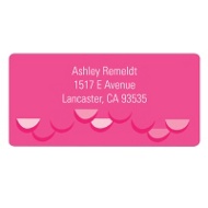 Dragon Scale Border in Pink 