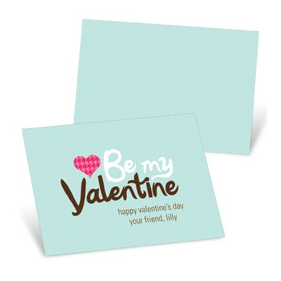 Stylish Message -- Valentine's Day Cards for Kids