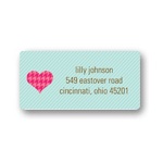 Hugs and Hearts -- Valentine's Day Address Labels