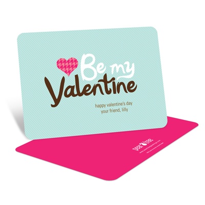 Stylish Message -- Kids Valentine's Day Cards