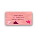 Floating Hearts -- Valentine's Day Address Labels