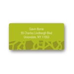 Dinosaur Scales Border -- Valentine's Day Address Labels