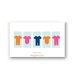 Clothespins and Onesies -- Baby Shower Thank You Cards