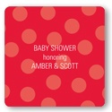 Ladybug Love -- Baby Shower Favor Stickers