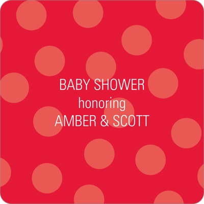 Ladybug Love -- Baby Shower Favor Stickers