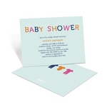 Hanging Letters -- Unique Baby Shower Invitations