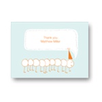Inching Caterpillar -- Kids Thank You Cards
