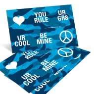 Cool Blue Camouflage 