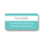 Notepad Stripes -- Graduation Address Label