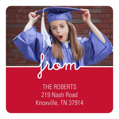 Top of the Class -- Kids Graduation Address Label
