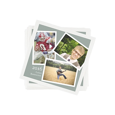 Senior Portraits -- Personalized Beverage Napkins