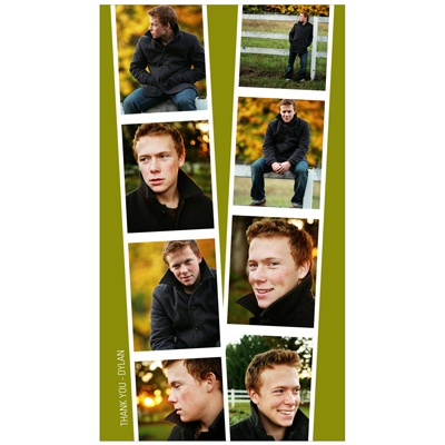 Photo Booth Strip -- Graduation Thank You Card