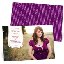 Modern Emblem -- Photo Graduation Invitation