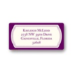 Modern Emblem -- Graduation Address Label