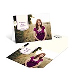 Modern Emblem -- Photo Graduation Thank You Card