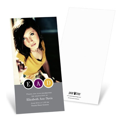 THE GOLDEN TICKET -- BOY PHOTO BIRTH ANNOUNCEMENT, 2in. x 4in. Folded Holiday Card