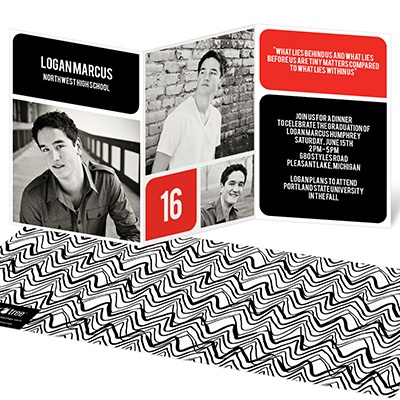 Favorite Moments For Him -- Graduation Announcements & Invitations